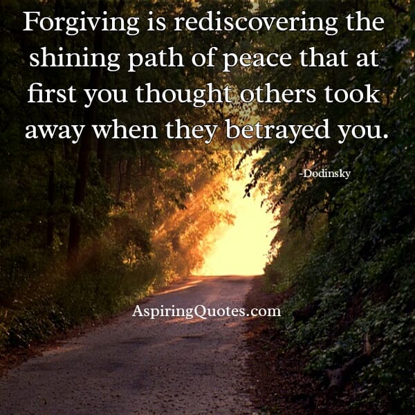 When others betrayed you