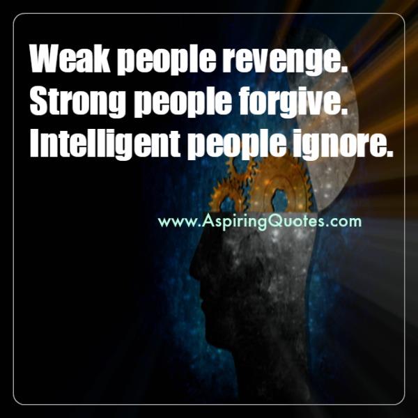 Weak people revenge