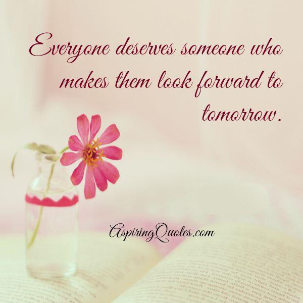 Everyone deserves someone