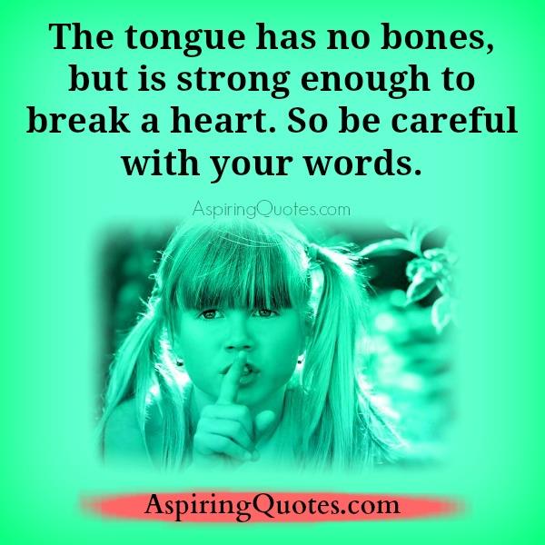 The tongue has no bones