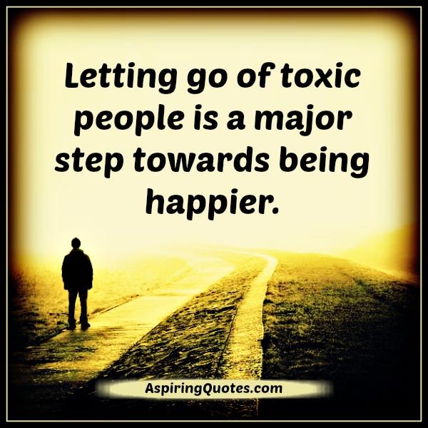 Letting go of toxic people